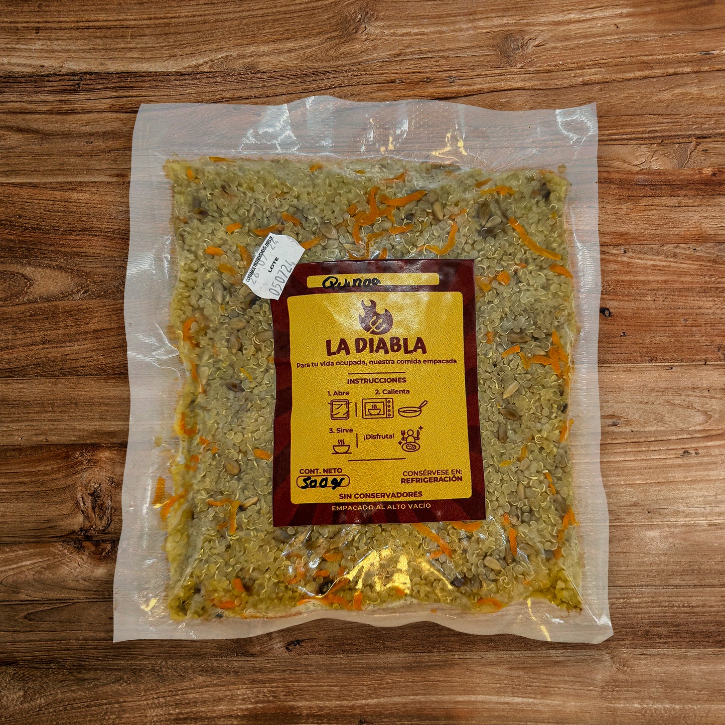Quinoa con semillas
